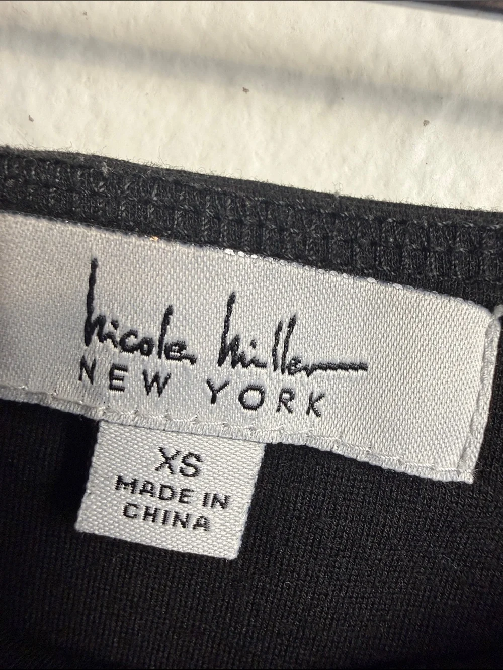 Nicole Miller Black Ponte Leggings